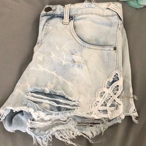 Free people jean shorts